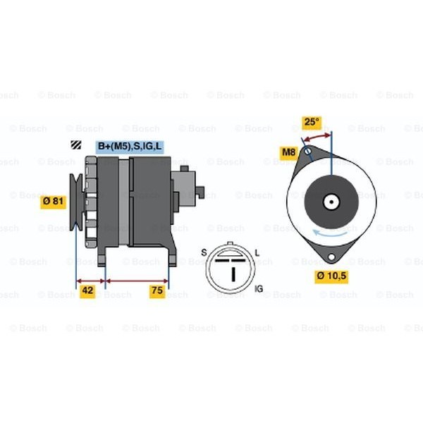 Слика на Генератор BOSCH 0 986 044 991