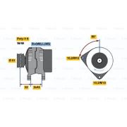 Слика 1 на Генератор BOSCH 0 986 046 511