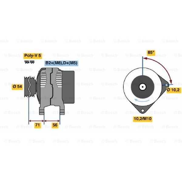 Слика на Генератор BOSCH 0 986 047 270