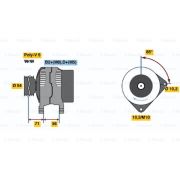 Слика 1 $на Генератор BOSCH 0 986 047 270