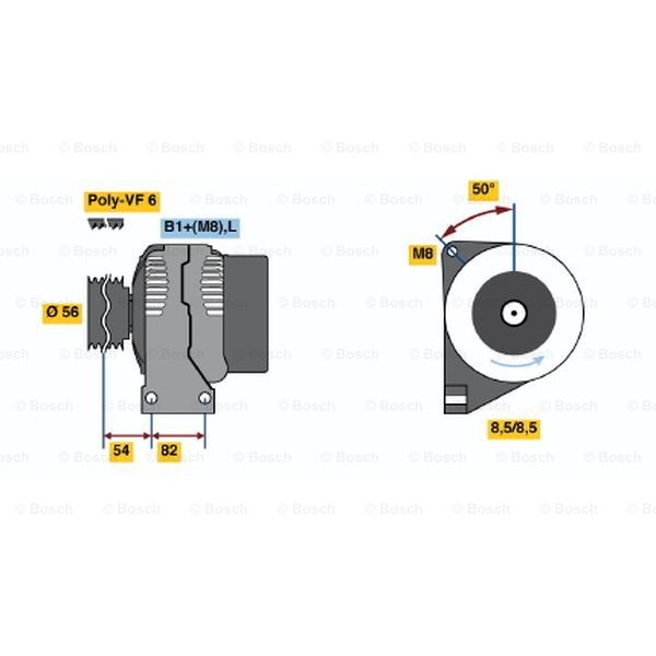 Слика на Генератор BOSCH 0 986 047 500