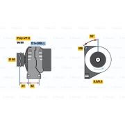 Слика 1 $на Генератор BOSCH 0 986 047 500