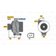 Слика 1 $на Генератор BOSCH 0 986 047 930