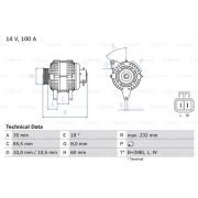 Слика 1 $на Генератор BOSCH 0 986 048 340