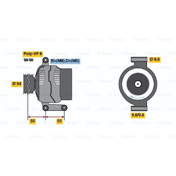 Слика на Генератор BOSCH 0 986 048 781