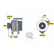 Слика 1 $на Генератор BOSCH 0 986 049 020