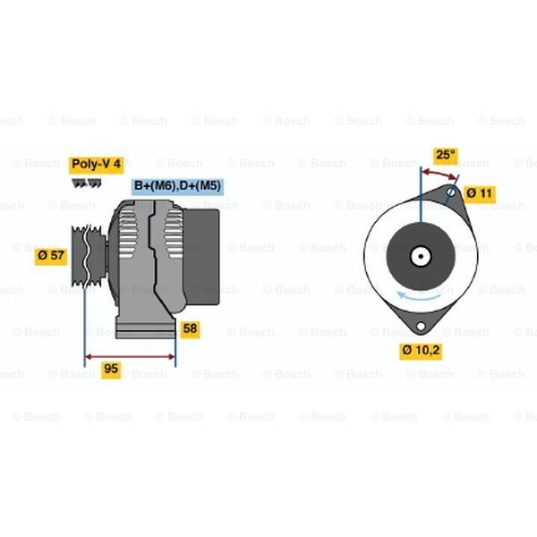 Слика на Генератор BOSCH 0 986 049 131