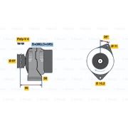 Слика 1 $на Генератор BOSCH 0 986 049 131