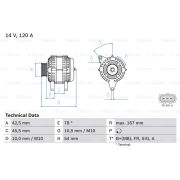 Слика 1 $на Генератор BOSCH 0 986 049 171