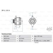 Слика 1 на Генератор BOSCH 0 986 049 350