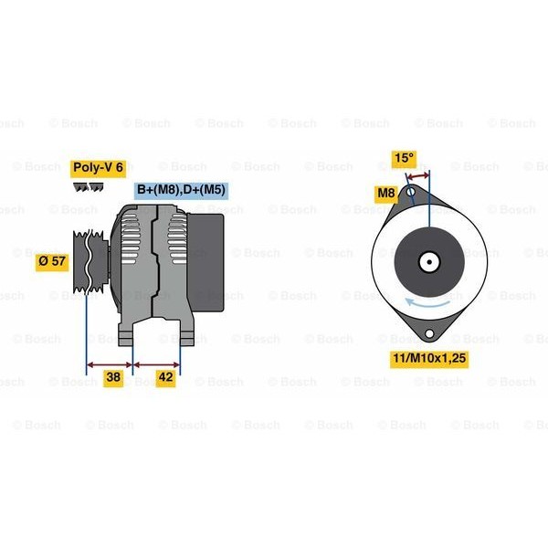 Слика на Генератор BOSCH 0 986 049 960