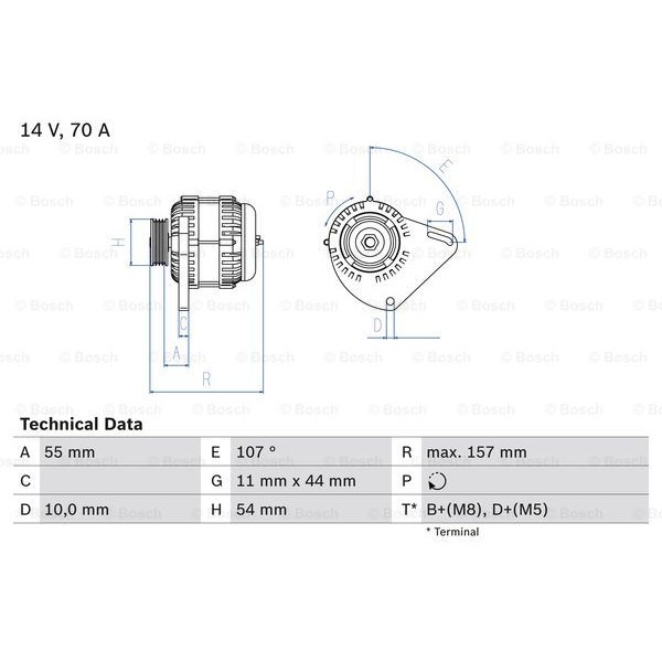 Слика на Генератор BOSCH 0 986 080 490