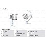 Слика 1 $на Генератор BOSCH 0 986 080 490