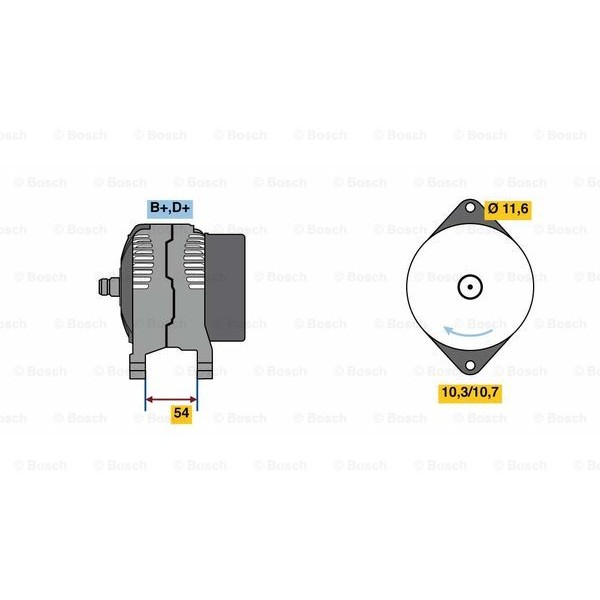 Слика на Генератор BOSCH 0 986 080 630