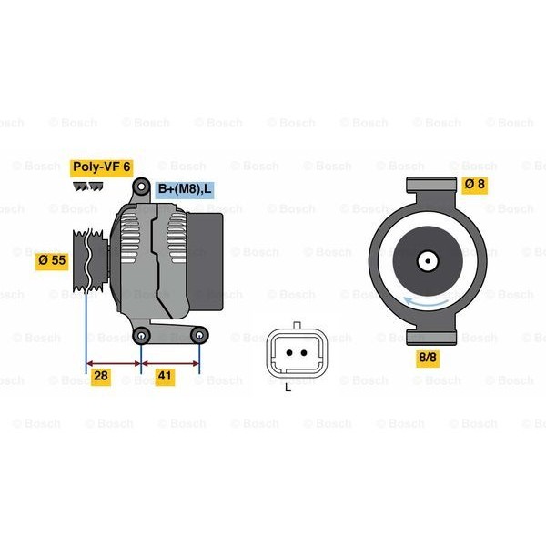 Слика на Генератор BOSCH 0 986 080 930