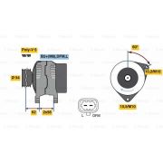 Слика 1 $на Генератор BOSCH 0 986 081 380