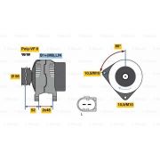 Слика 1 на Генератор BOSCH 0 986 081 390