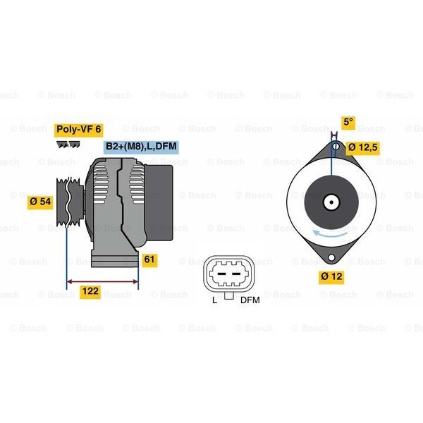 Слика на Генератор BOSCH 0 986 081 410