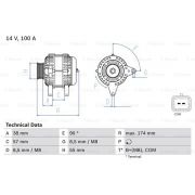 Слика 1 на Генератор BOSCH 0 986 083 200