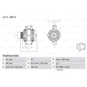 Слика 1 на Генератор BOSCH 0 986 083 660