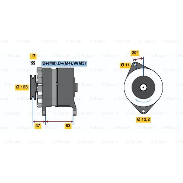 Слика на Генератор BOSCH 6 033 GB3 009