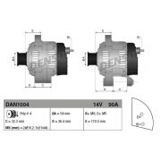 Слика 3 на Генератор DENSO DAN1004