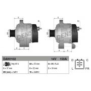 Слика 1 $на Генератор DENSO DAN1102