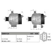 Слика 3 $на Генератор DENSO DAN1124