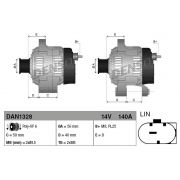 Слика 3 на Генератор DENSO DAN1328