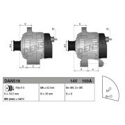 Слика 4 $на Генератор DENSO DAN518