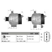 Слика 3 на Генератор DENSO DAN948