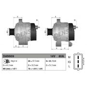 Слика 3 $на Генератор DENSO DAN959