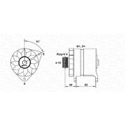 Слика 1 $на Генератор MAGNETI MARELLI 054022646010