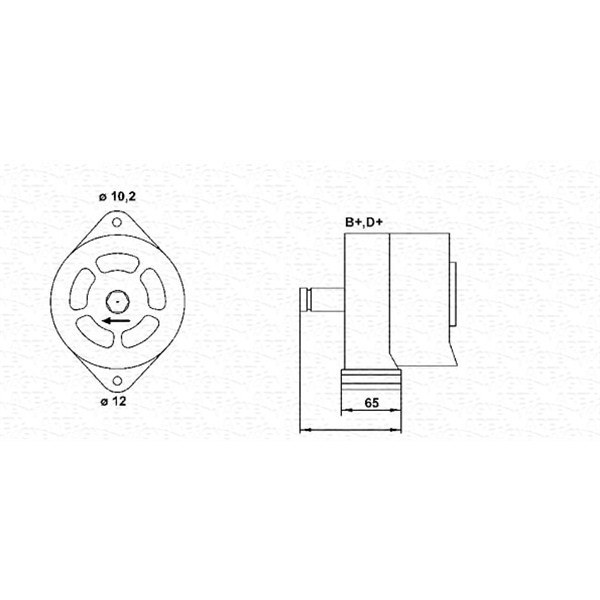 Слика на Генератор MAGNETI MARELLI 063320023010