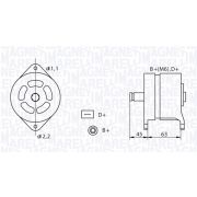 Слика 1 $на Генератор MAGNETI MARELLI 063320070010