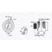 Слика 1 $на Генератор MAGNETI MARELLI 063321803010