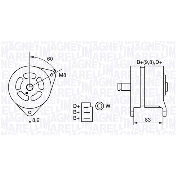 Слика на Генератор MAGNETI MARELLI 063324264010