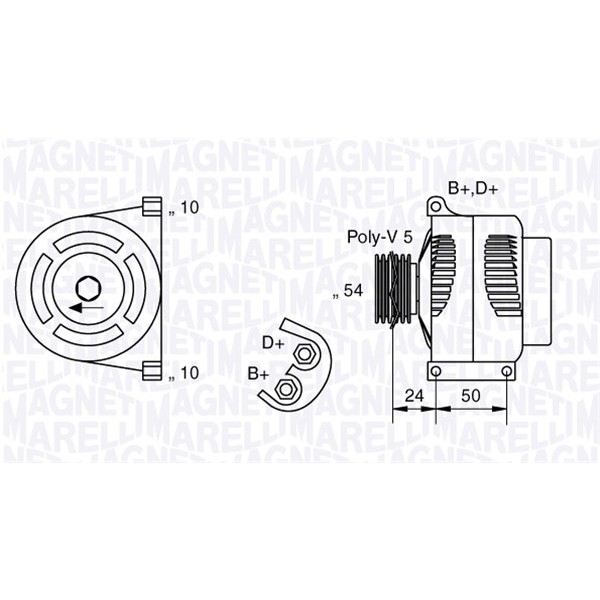 Слика на Генератор MAGNETI MARELLI 063377027010