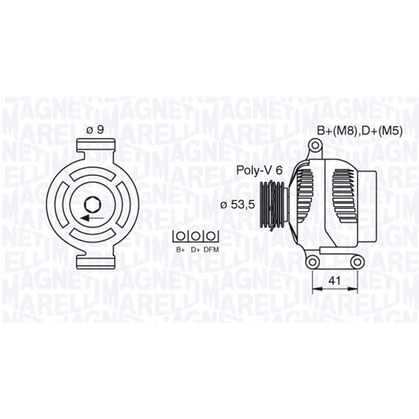 Слика на Генератор MAGNETI MARELLI 063377495010