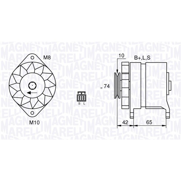 Слика на Генератор MAGNETI MARELLI 063532619010