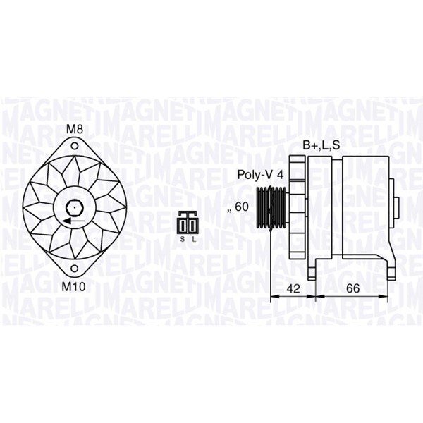 Слика на Генератор MAGNETI MARELLI 063532626010