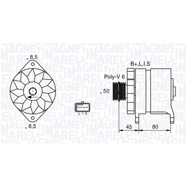 Слика на Генератор MAGNETI MARELLI 063532633010