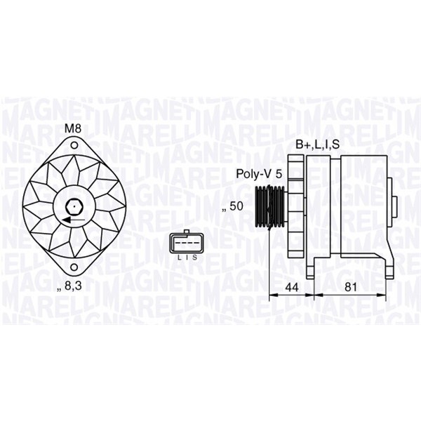 Слика на Генератор MAGNETI MARELLI 063532636010