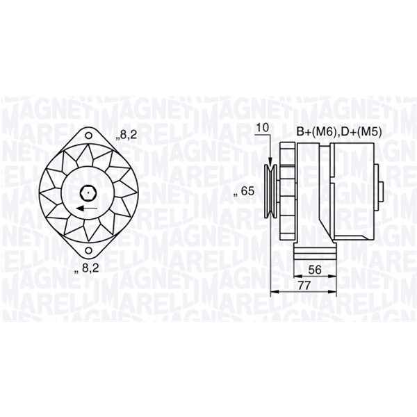 Слика на Генератор MAGNETI MARELLI 063534881590