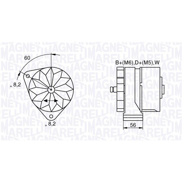 Слика на Генератор MAGNETI MARELLI 063534881850