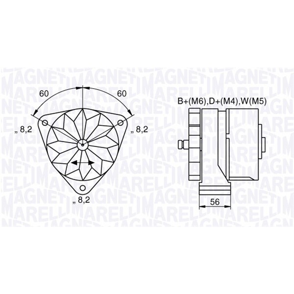 Слика на Генератор MAGNETI MARELLI 063534897070