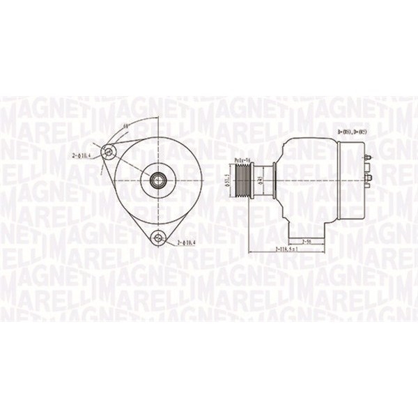 Слика на Генератор MAGNETI MARELLI 063731138010