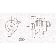 Слика 1 на Генератор MAGNETI MARELLI 063731317010