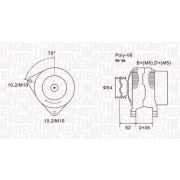 Слика 1 $на Генератор MAGNETI MARELLI 063731496010