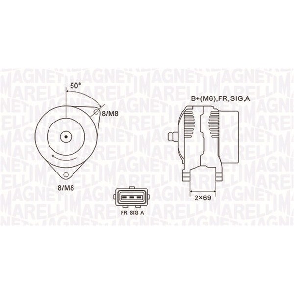 Слика на Генератор MAGNETI MARELLI 063731857010